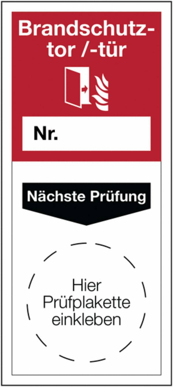 Grundplaketten - Rot/Weiß, 45 x 20 mm, Seton