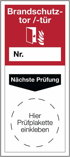 Grundplaketten - Rot/Weiß, 45 x 20 mm, Seton-0