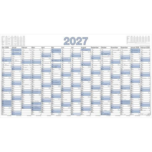 Plakatkalender 917 140x77cm 15 Monate 2027 gerollt-0