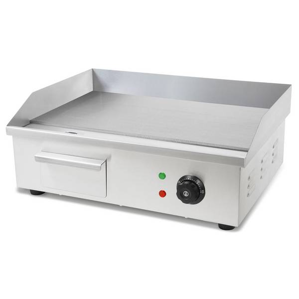 VERTES Grillplatte Plancha Grill 3000W Grillfläche Flach 55x35cm Temperatur 50-300°C