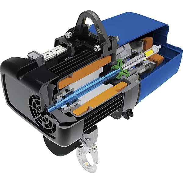Elektrokettenzug PEH mit Hakenaufhängung Tragfähigkeit 500 kg 2 Stränge. Planeta-Hebetechnik GmbH 87231649-2