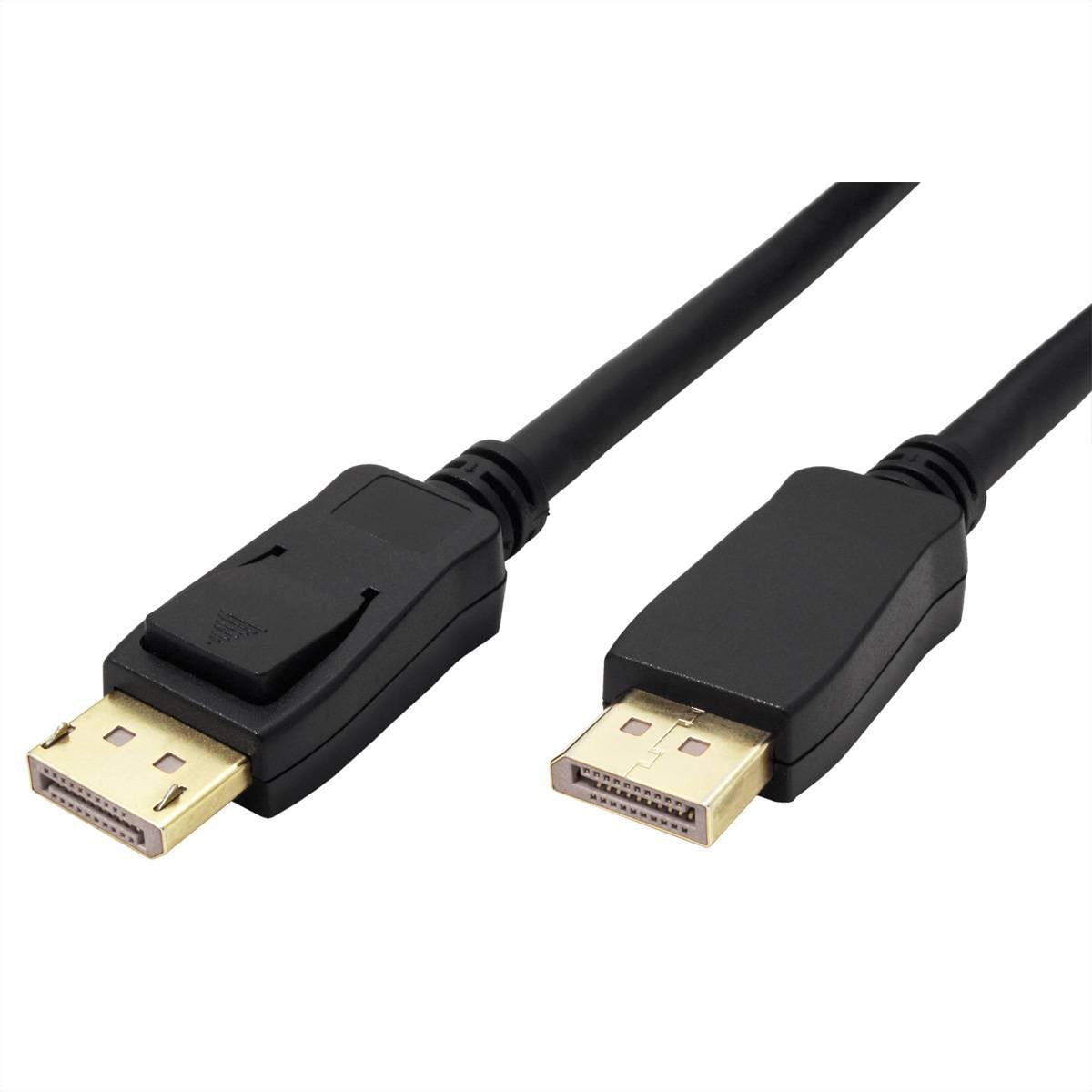 ROLINE GREEN DisplayPort Kabel v2.1, 16K@60Hz, 80Gbit/s, UHBR20, DP ST - ST, schwarz, 3 m-0