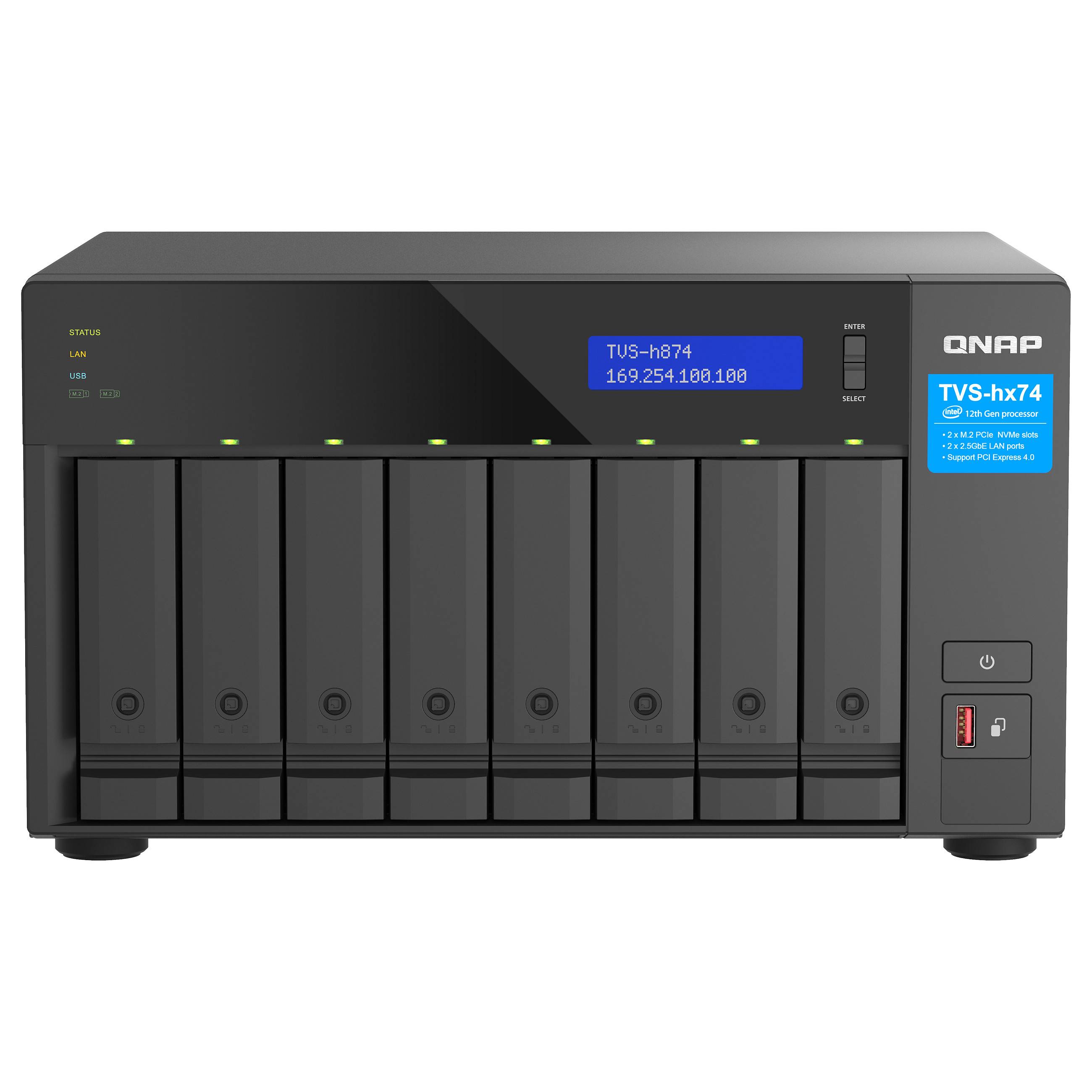 QNAP TVS-h874 Netzwerk NAS-Systeme-0