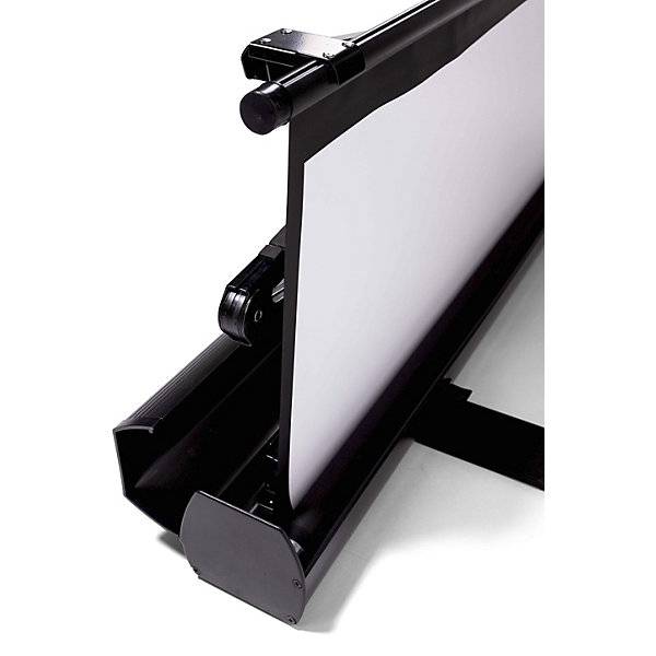 Pull-Up Bodenleinwand Polyester / PVC-beschichtet mattweiß Bildflächen-BxH 2195 x 2000 mm. Holtz Office Support-1