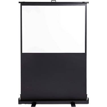 Pull-Up Bodenleinwand Polyester / PVC-beschichtet mattweiß Bildflächen-BxH 2000 x 1500 mm. Holtz Office Support