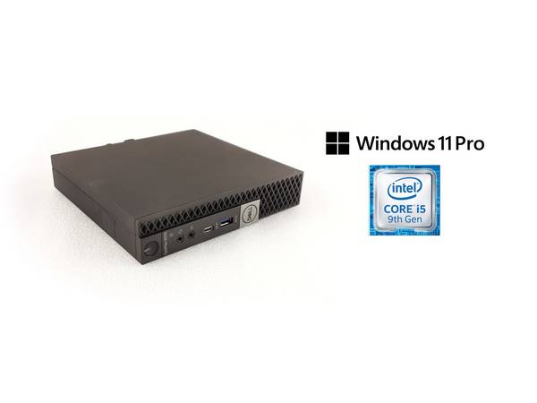 Dell OptiPlex 5070 Micro i5-9500T 16GB DDR4 RAM 256GB SSD WLAN Win11Pro - Refurbished A