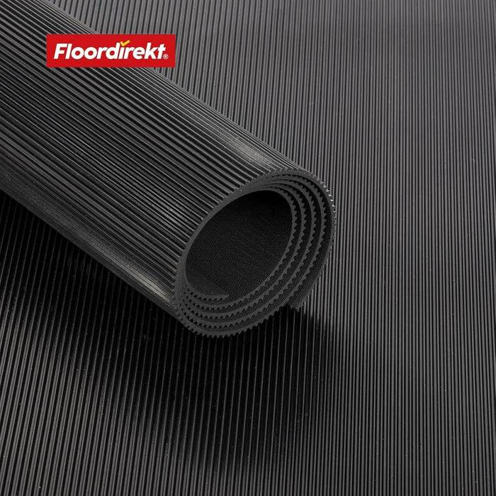 FLOORDIREKT Gummi-Kabelschutzmatte - Robuste & rutschhemmende SBR-Gummimatte - 50 × 100 cm-3