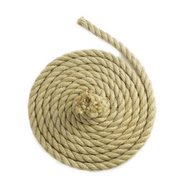 FLOORDIREKT Juteseil Arnold - Robustes Naturseil aus 100 % Jute - Ø 10 mm × 30 m