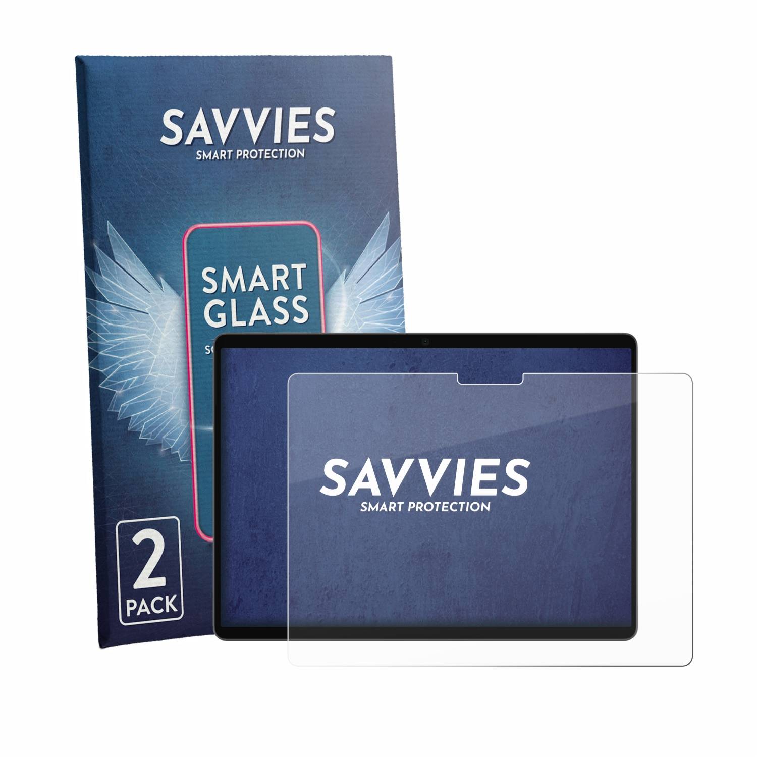 Savvies Smart Glass 2x Flexible Panzer Schutz Glas Folie für Microsoft Surface Pro 13 2026-0