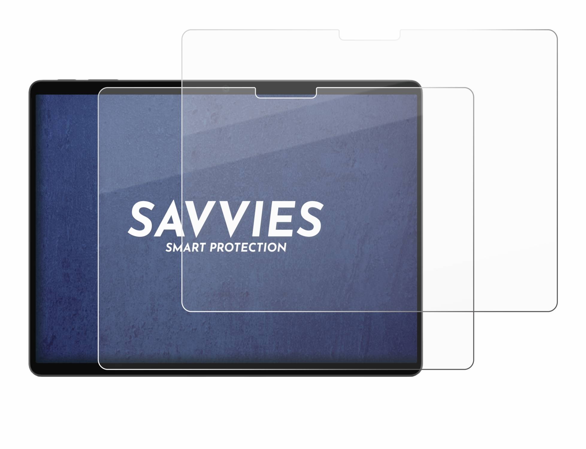 Savvies Smart Glass 2x Flexible Panzer Schutz Glas Folie für Microsoft Surface Pro 13 2026-4