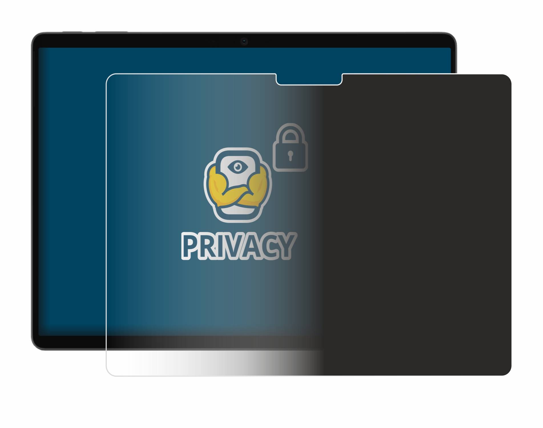 BROTECT Blickschutzfolie für Microsoft Surface Pro 13 2026 Anti-Spy Privacy Blaulichtschutz Sichtschutzfolie-4