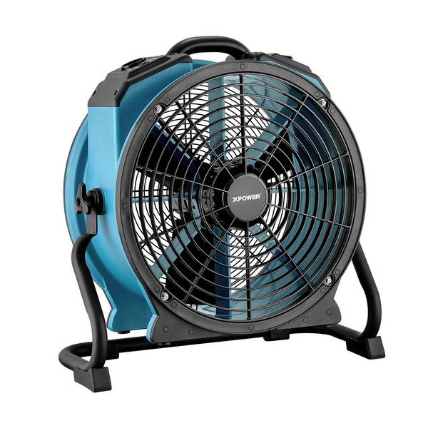 XPOWER X-47ATR 2800 CFM Rotations-Axialventilator mit Steckdosen-Timer