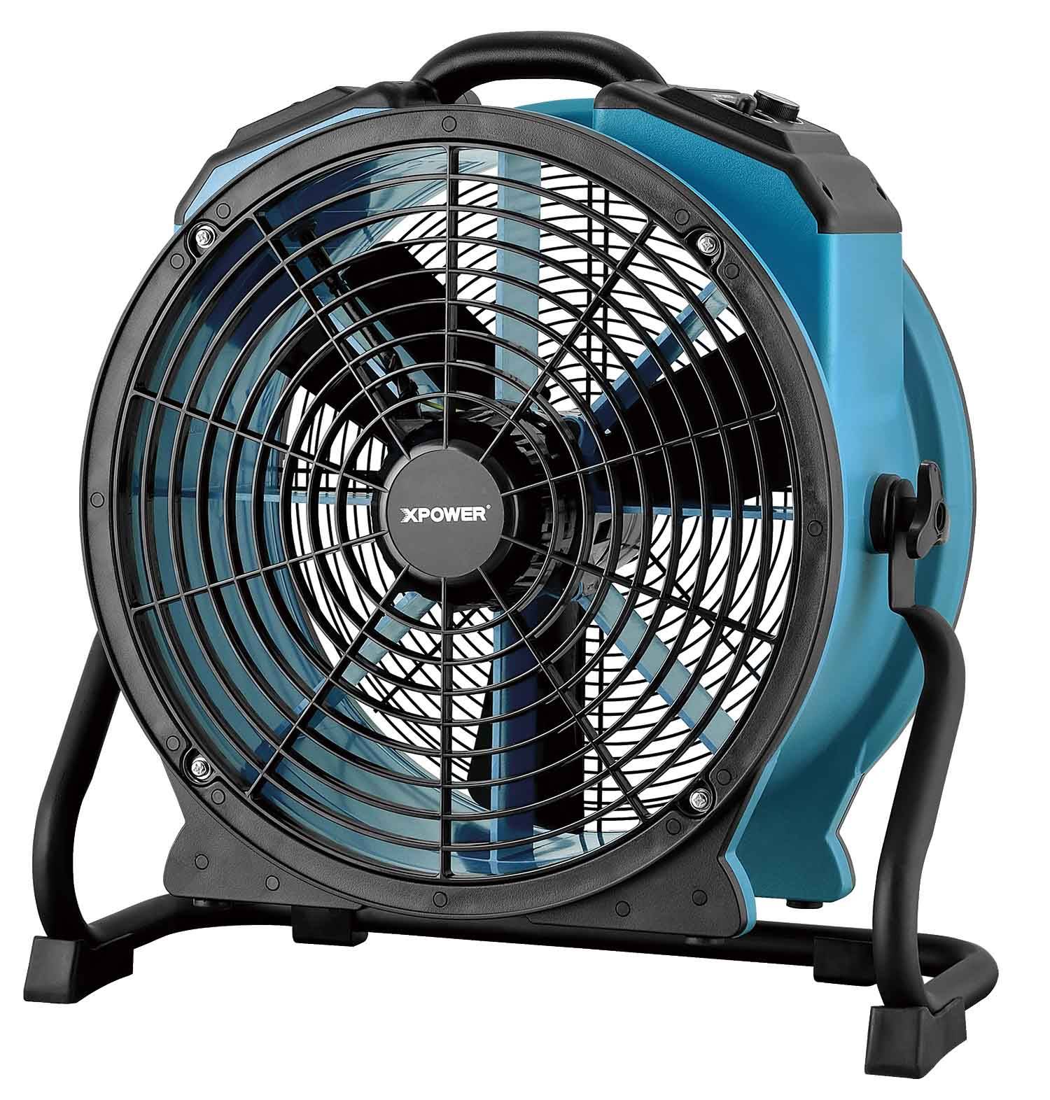 XPOWER X-47ATR 2800 CFM Rotations-Axialventilator mit Steckdosen-Timer-1