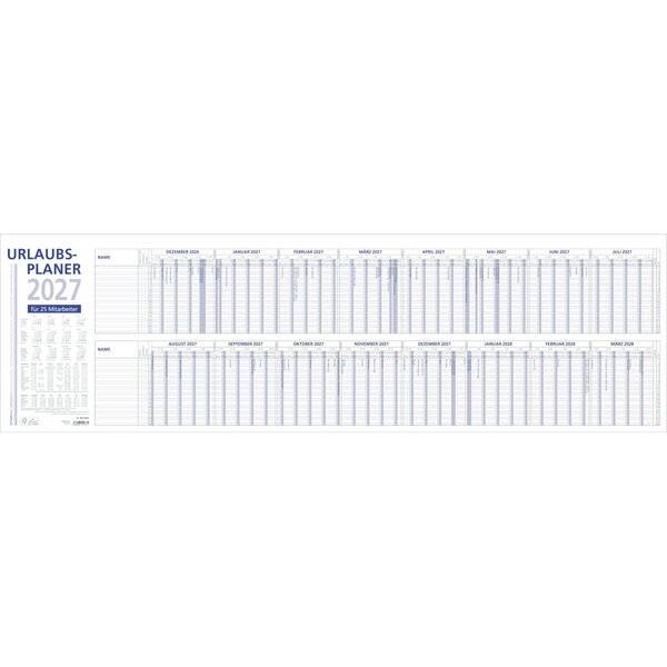 Urlaubsplaner 992 100x29,7cm 16 Monate 2025-0