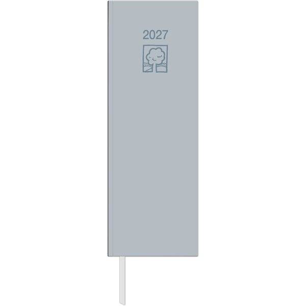 Tagevormerkbuch 808 10,4x29,6cm 1 Tag/1 Seite Recycling grau 2027-0