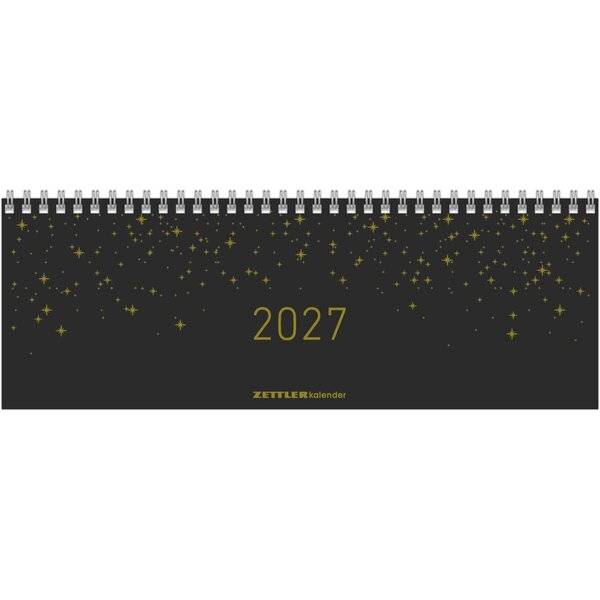 Tischquerkalender 114 Glamour 29,7x10,5cm 1 Woche/2 Seiten 2027