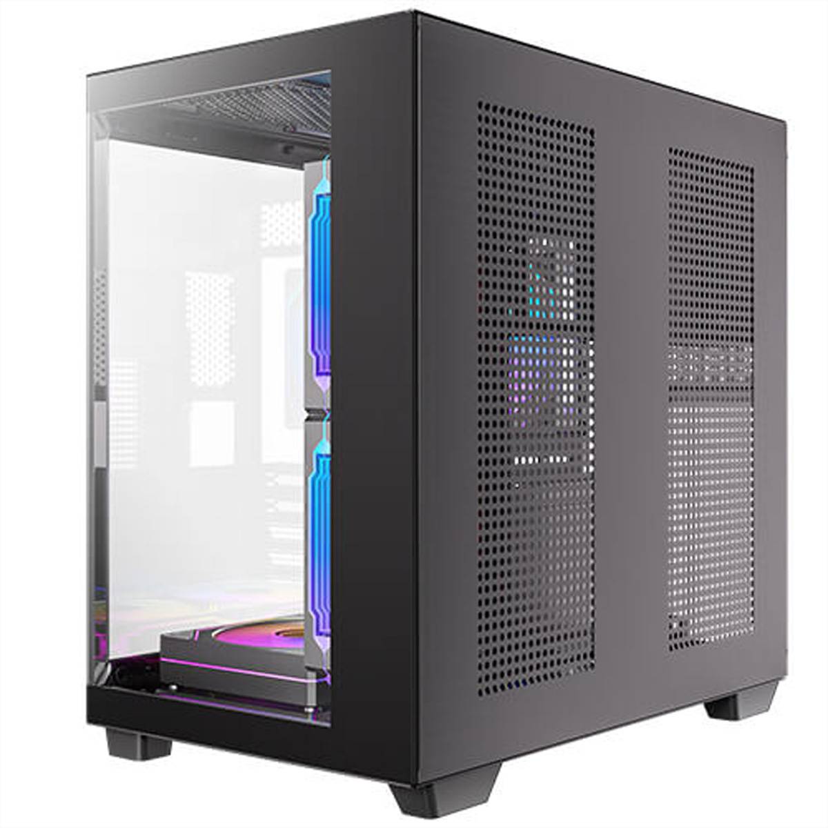 ANTEC CX M2 ARGB B PC Case, Mini-Tower microATX, schwarz-4