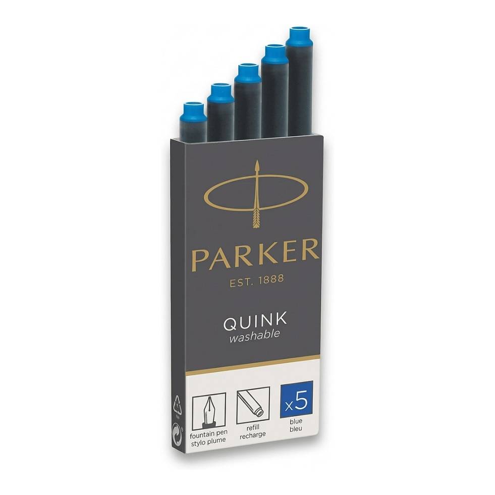 Parker 1950383, Blau, Füllfederhalter, Box, 5 Stück(e)-0