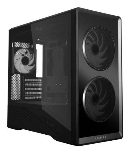 Lian Li Vector V150 INF, Midi Tower, PC, Schwarz, micro ATX, Mini-ITX, Stahl, Gehärtetes Glas, Kunststoff, Gaming-1