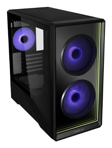 Lian Li Vector V150 INF, Midi Tower, PC, Schwarz, micro ATX, Mini-ITX, Stahl, Gehärtetes Glas, Kunststoff, Gaming-2