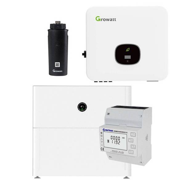 Growatt MOD 8000TL3-HU 8kW Hybrid Wechselrichter mit 5kWh Solarspeicher-Set