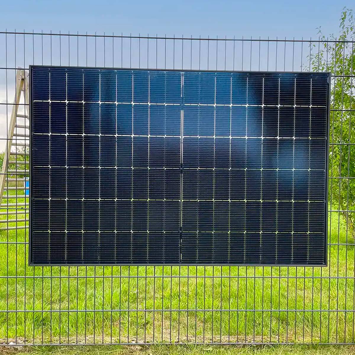Wattstone ZaunPV Flat Komplettset für 1 PV-Modul-1