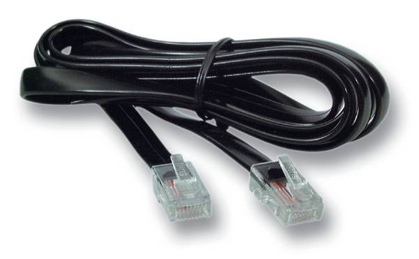EFB Elektronik K2402SW.5, 5 m, RJ-10, Männlich/Männlich, Schwarz, 1 Stück(e)-0