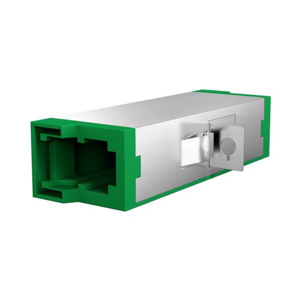 R&M Kupplung E2000?/APC Simplex OS2 grün, Grade C Glasfaserverkabelung Glasfaser Kupplungen OS2-0