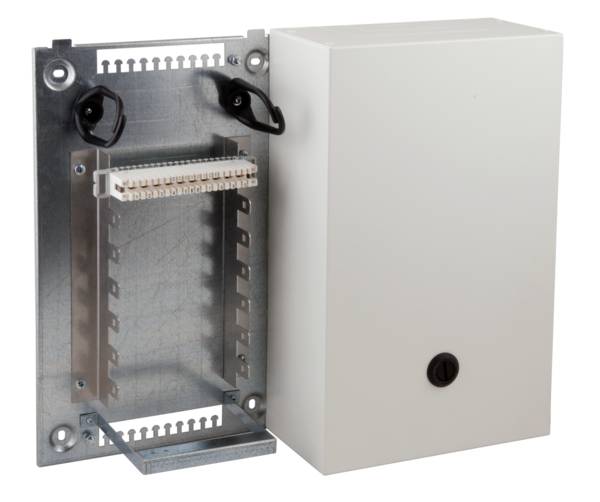 VKA12 Gehäuse inkl.Grundplatte und VKA, Montagesatz 10DA Kupferverkabelung Telekom + LSA Systeme /-0