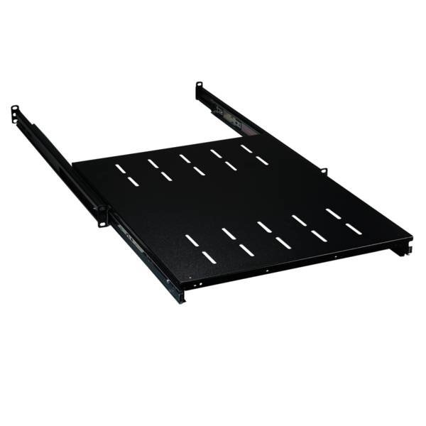 EFB Elektronik EFB-Elektronik - Rack - Regal - slideable - Jet Black, RAL 9005 - 1U - 48.3 cm (19")