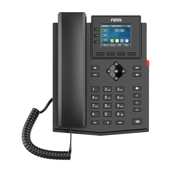 Fanvil Ip Telefon X303W schwarz - VoIP-Telefon - Voice-Over-IP