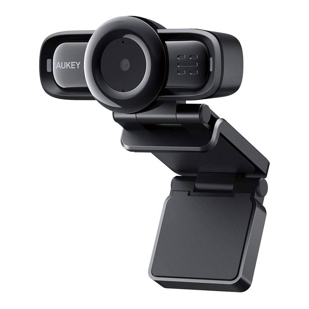 Aukey PC-LM3 Stream Series Autofocus Full HD Webcam with 1/3-CMOS Sensor black Eingabe / Ausgabe-0