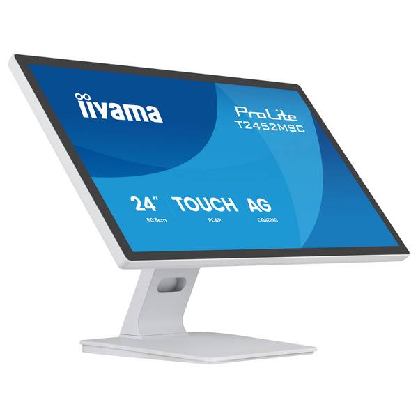 iiyama ProLite T2452MSC-W1AG, 60,5 cm (23.8"), 1920 x 1080 Pixel, Full HD, LED, 5 ms, Weiß