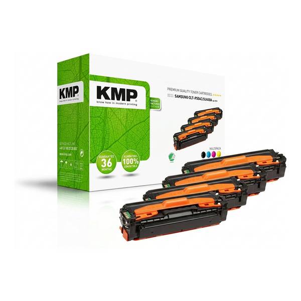 KMP Toner Kombi-Pack ersetzt Samsung K504 CLTK504SELS C504 - Kompatibel - Tonere