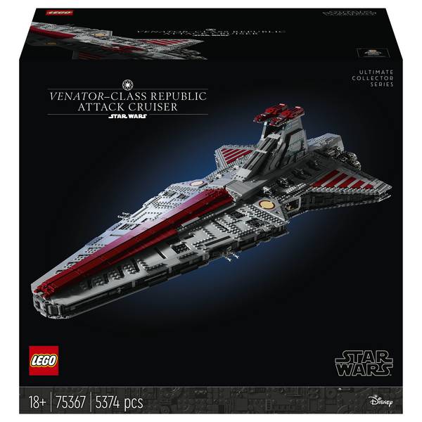 ® Star Wars 75367 Republikanischer Angriffskreuzer der Venator-Klasse