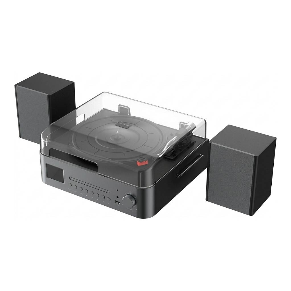 REFLEXION - HiFi-Tuner Schwarz - Braun DAB+ - CD-Player - Bluetooth HIF2082DAB-0