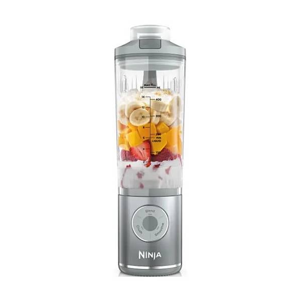 Ninja Blast Max Tragbarer Mixer/Blender/Smoothie Maker, Silber