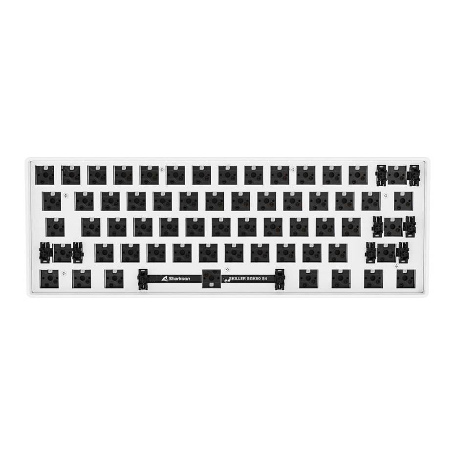 Sharkoon SKILLER SGK50 S4, 60%, Kabelgebunden, USB, RGB-LED, Weiß-0