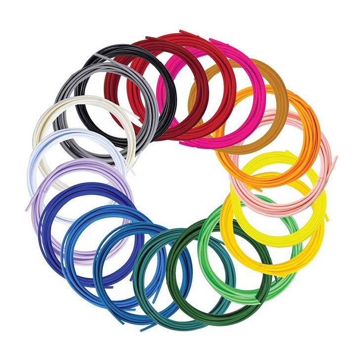 3Doodler Filament FLOW 20 PLA 20 Farben Nachfüllpack Drucker & Scanner 3D Druck-0