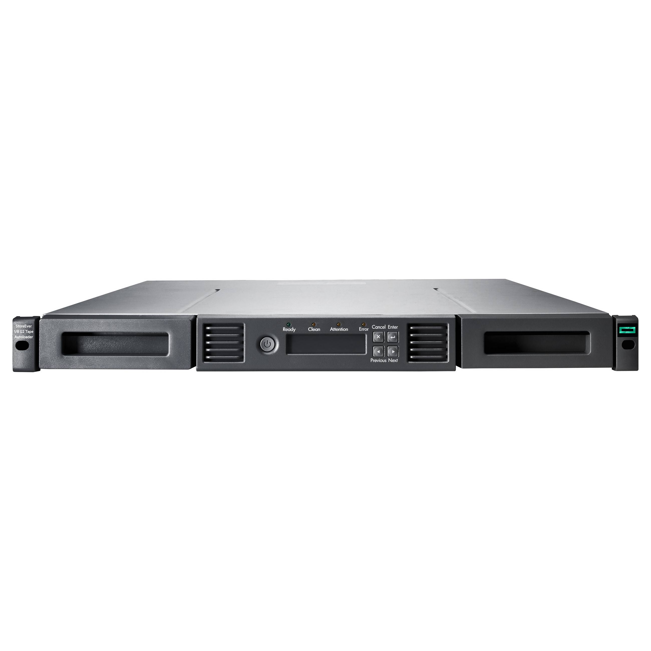 HPE Storage MSL 1/8 Tape Autoloader 1x LTO-8 SAS Drive 5x 30 TB Auto-Loader LTO/Ultrium-0