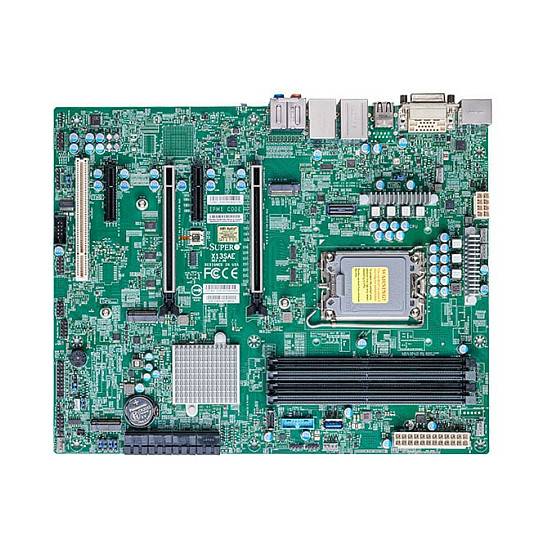 Supermicro X13SAE Motherboard ATX LGA1200-Sockel W480 Chipsatz USB-C Gen2 USB 3.2 Gen 1 2 Gigabit LAN 2.5