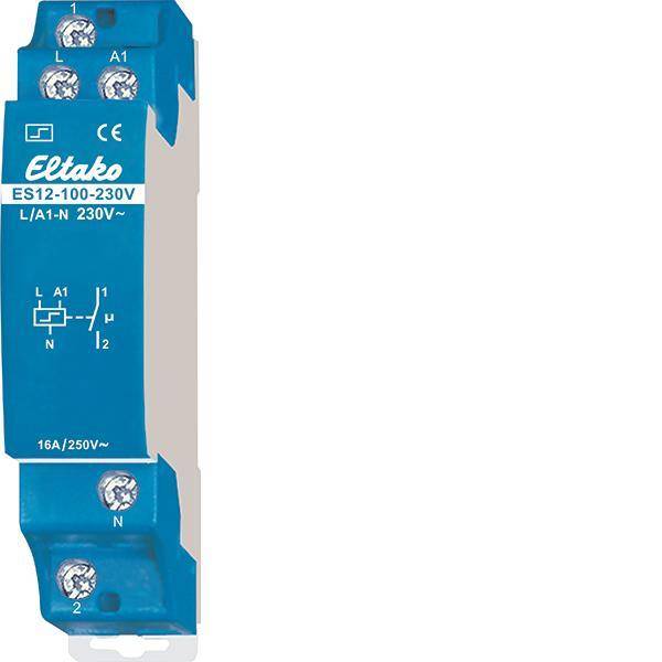 Eltako Elektronischer ES12-100-230V Stromstoßschalter 1S 16?A 21100000 Install.Baumaterial