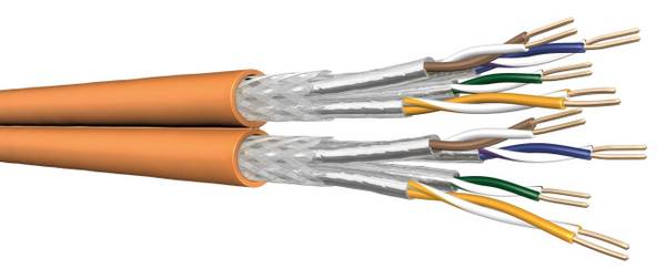 Datenkabel UC900SS23/1 2X4P Cat7 500 m Trommel FRNC-C Duplex Cca (Inhalt 500 Stück) Leitungen und