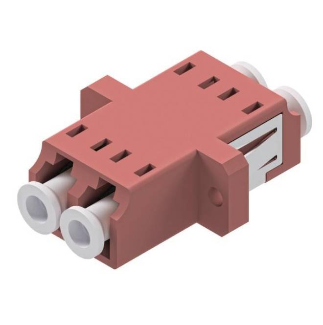 ZVK EasyLan LWL Zubehör SLVZAM22DPEV Kupplung Premium LCD OM4 erikaviolett Install.Baumaterial-0