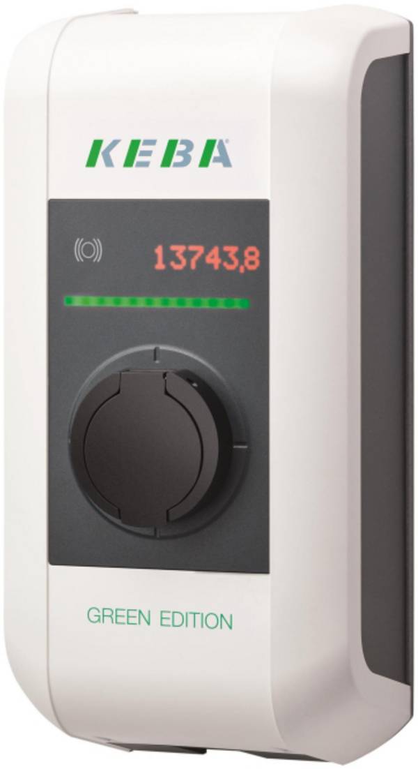 KEBA c-series Typ2 Socket RFID 121919 22KW P30-ES240022-E0R-GE Install.Baumaterial Ladeinfrastruktur