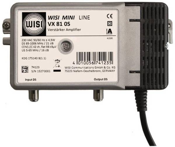 WISI Hausanschlussverstärker VX810S 1GHz nach KDG 1TS140 21dB Install.Baumaterial Antennen