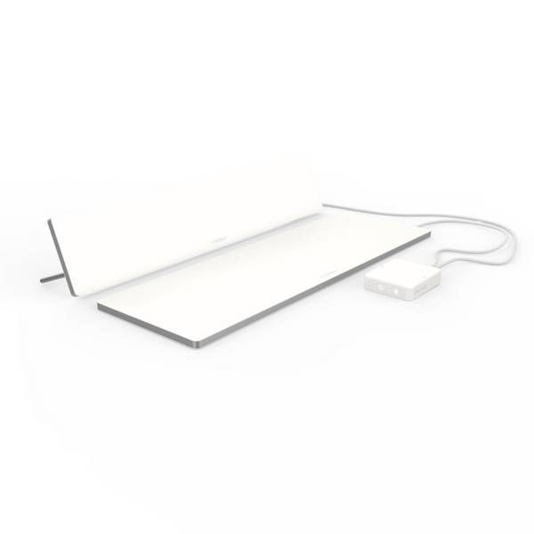 ETHERMA Arbeitsplatz- LAVA-DESK-ZONE-W heizung Set weiss 46380 Haustechnik Elektrisch heizen