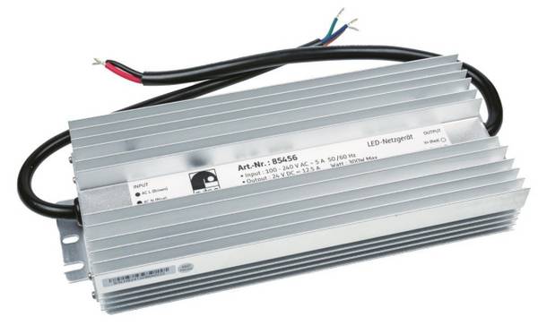 RUTEC LED Netzgerät 24V 300W IP67 85456 PFC Aktiv Blindstromkomp. 250x100x38m Techn.Licht/Wohnraum