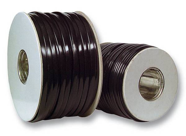 EFB-Elektronik 91104.100, Modular-Flachkabel 4-adrig schwarz, Ring 100 m