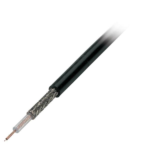 EFB Elektronik 91074.100, 100 m, RG-174/U, Schwarz-0